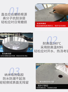 yuka哑光岩板家具保护膜防磨