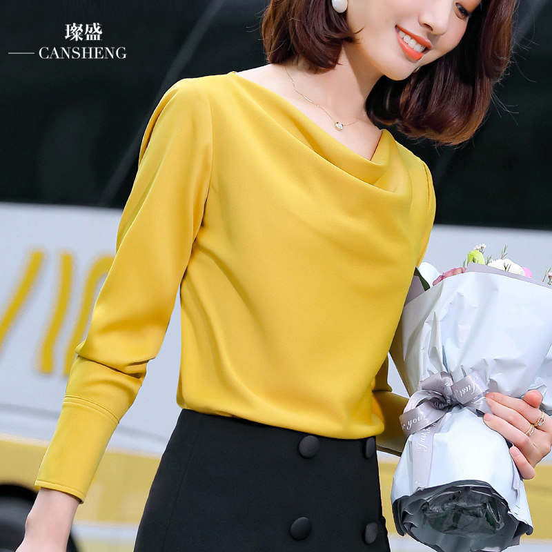 车厘子红内搭本命年小衫打底女衬衫 璨盛衬衫