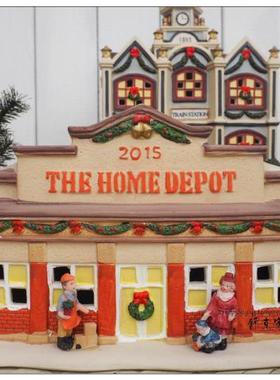 外贸样单欧洲小镇陶瓷缩微街景