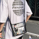 Summer transparent Japanese ins versatile trendy brand boy bag