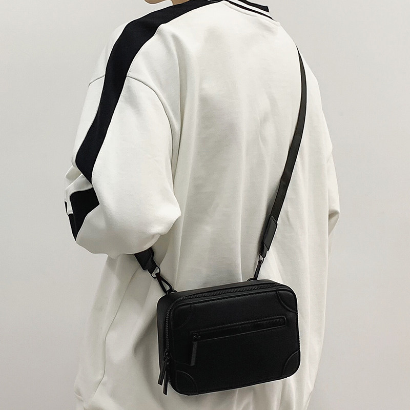 背包男士包包黑色新款潮流街头手机小挎包休闲单肩斜挎包ins潮牌,淘宝优惠券,粉丝福利购,淘宝优惠卷