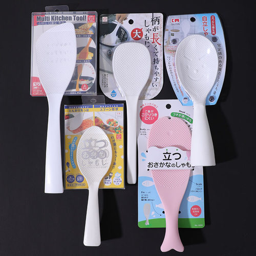 日式可立式打饭勺家用耐高温不粘米饭铲子电饭煲专用不沾盛饭勺子 - 图0