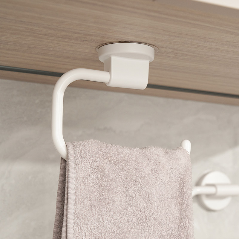 壁挂卷纸巾架厕所卫生间卷纸置物架日式免打孔可拆卸抹布毛巾挂环,淘宝优惠券,粉丝福利购,淘宝优惠卷