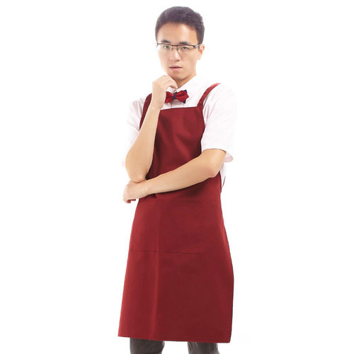 帆布背带围裙男女厨房家用餐厅服务员美甲美术工作服定制印字logo - 图3