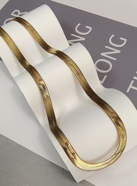 钛钢蛇骨链女欧美ins项链个性潮