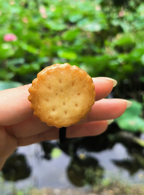 采薇圆饼干发绳发带黄色新鲜手作