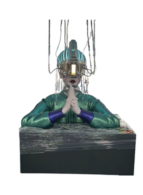 玻璃钢艺术装饰品背景墙发光氛围