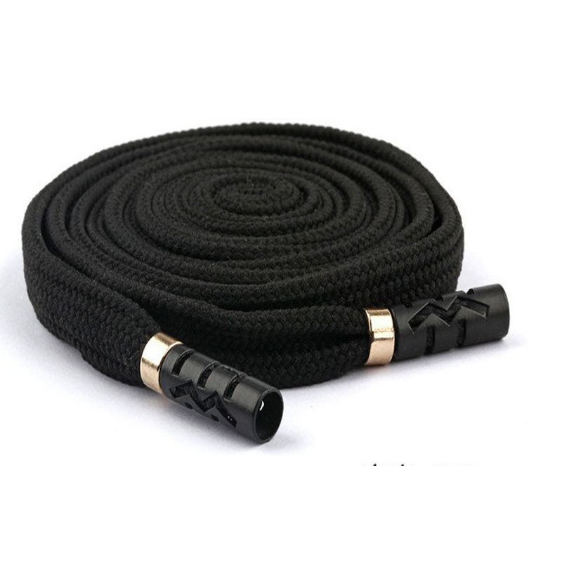 扁形运动裤腰绳卫衣帽绳休闲裤带帽带黑白裤带绳抽绳1.3米1.5米长 - 图0