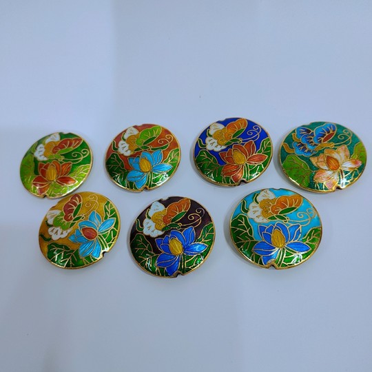 Auténtica biblioteca de accesorios cloisonné de Beijing