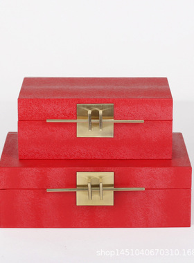 现代简约轻奢银灰色首饰盒