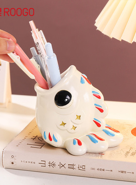 闽南滴水兽多巴胺笔筒摆件