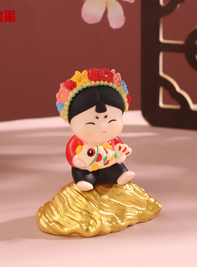 唐小圆系列蚝有钱摆件泉州旅游文创Q版手办手礼桌面装饰品送女生