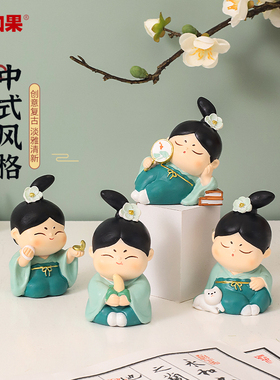 古风仕女小摆件送闺蜜治愈系礼物