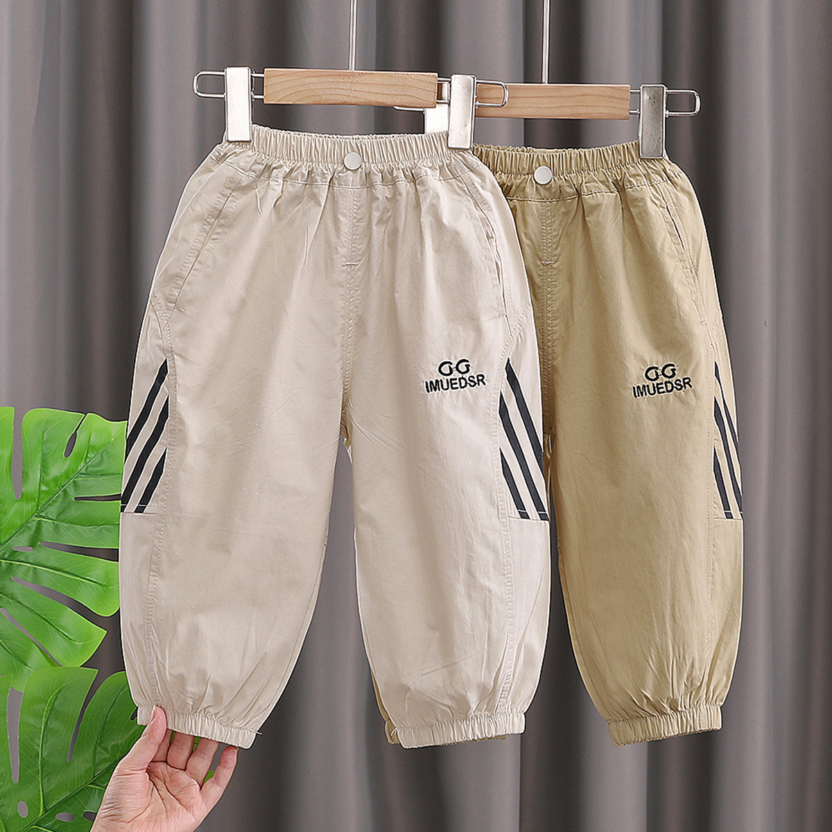 儿童防蚊裤男童裤子夏季薄款女宝宝速干休闲裤小童工装裤夏天长裤,淘宝优惠券,粉丝福利购,淘宝优惠卷