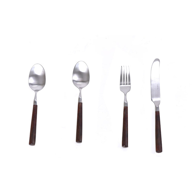 MiaoHOME exports Japanese wooden handle stainless steel tableware