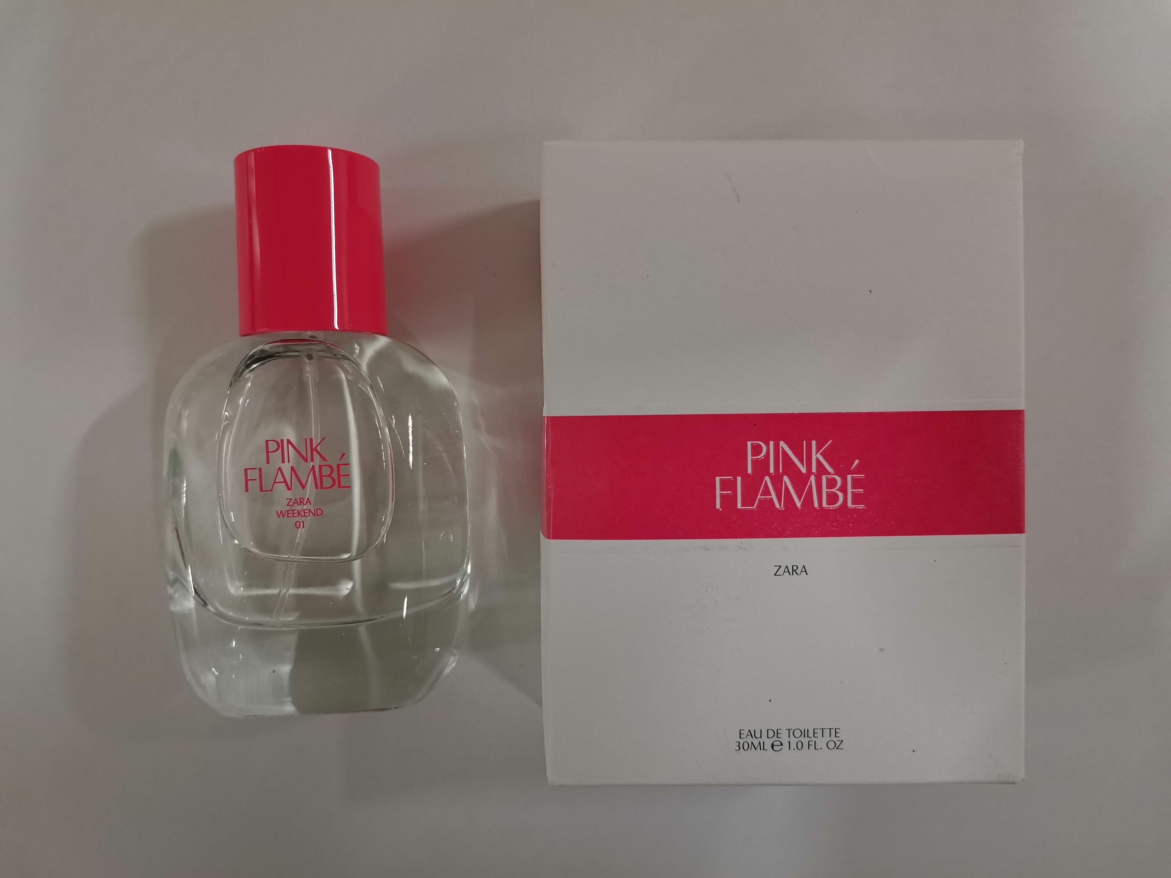 zara pink flambe edt红粉佳人 烟草奶香女士淡香水 现货