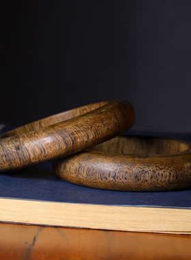 天然野生沉香木质女士饰品手环