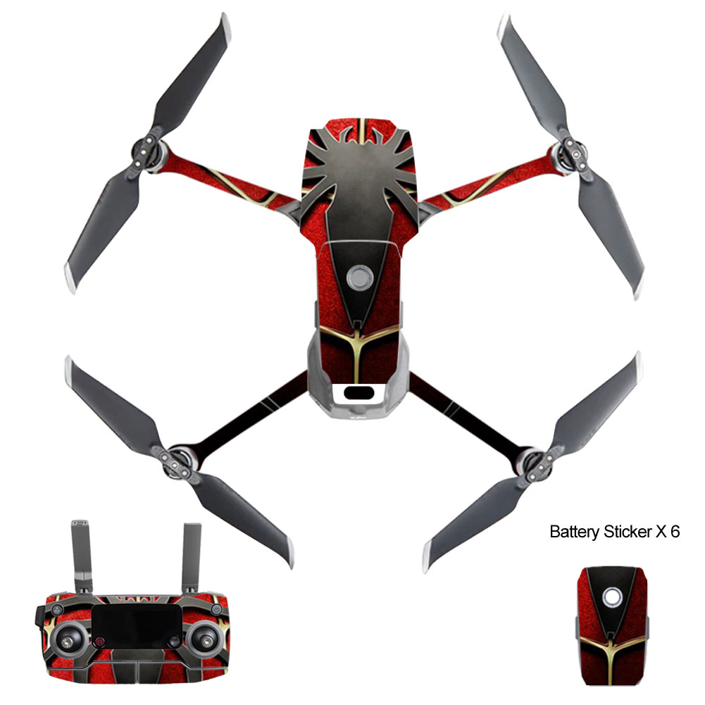 DJI御2国旗贴纸机身贴膜5.5寸屏MAVIC2配件可来图定制迷彩多款 - 图3