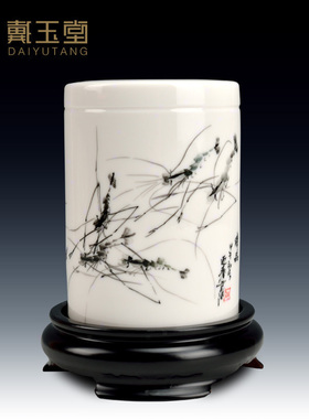 【感恩结缘优惠】教师节送给老师礼物手绘书画笔筒