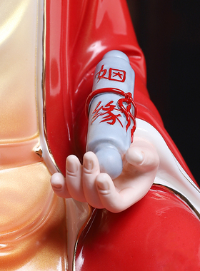 戴玉堂月老神像月老星君红娘月下老人陶瓷佛像摆件供奉家用神仙像