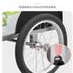 Bicycle rear trailer with baby stroller