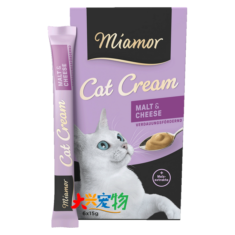 德国 miamor迈阿咪/迈阿密猫用多功能营养膏●液体零食猫条 1盒-图1