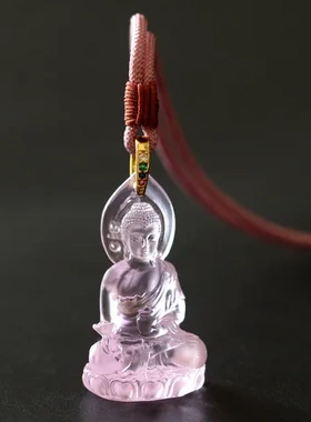 直销项链挂件结缘饰品吊坠佛像药师佛药师佛蓝男女款南无立体