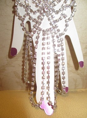 手背链 韩版时尚结婚手背链婚纱配饰品广告模特选美 特价包邮