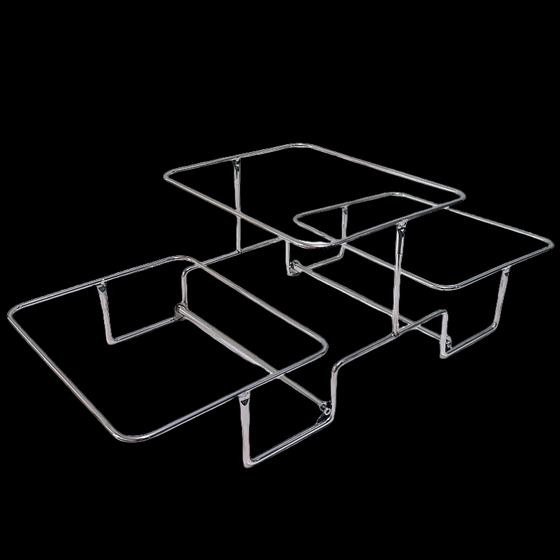 酒店自助餐台食物水果甜品双层多层三层方架子蛋糕展示长方形 - 图1