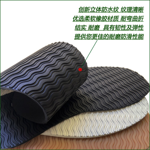 牛筋鞋底贴防滑耐磨消音鞋底贴皮鞋掌垫布球鞋平底修复贴底黑白黄 - 图2