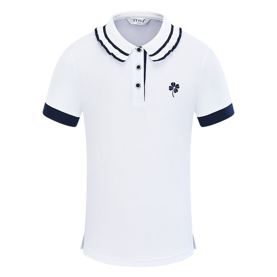 Golf children's short-sleeved POLO shirt quick-drying and breathable