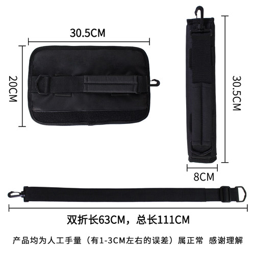 高尔夫球包便携式折叠小枪包男女手提肩背带尼龙布迷你小型装杆袋 - 图2