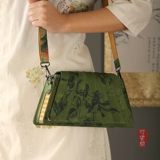 Ретро вместительная и большая сумка через плечо, барсетка