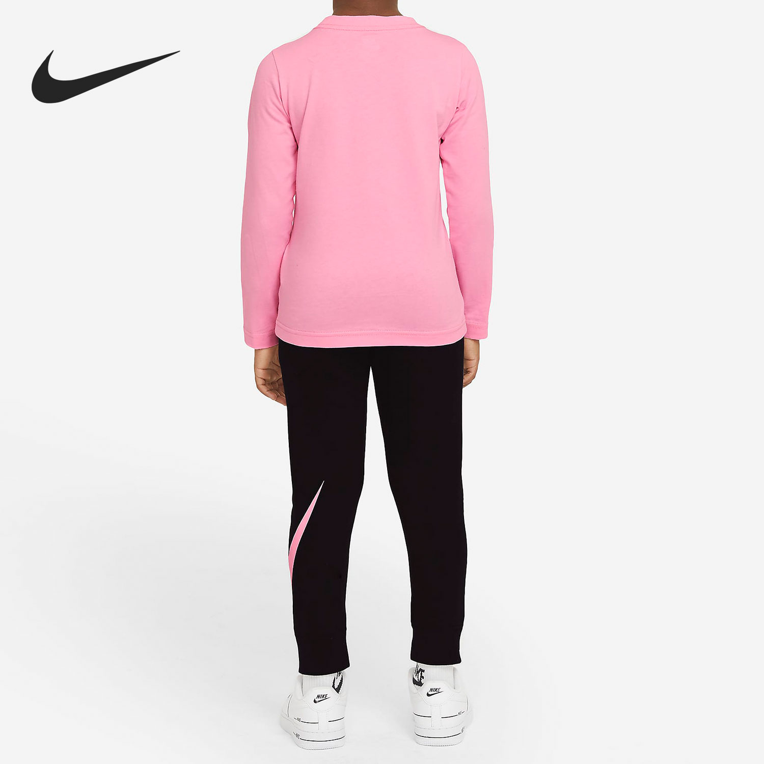 Nike/耐克正品春季新款小童休闲舒适时尚运动套装 DJ3994-666 - 图0