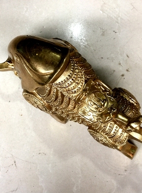 纯铜生肖牛摆件招财古玩古董