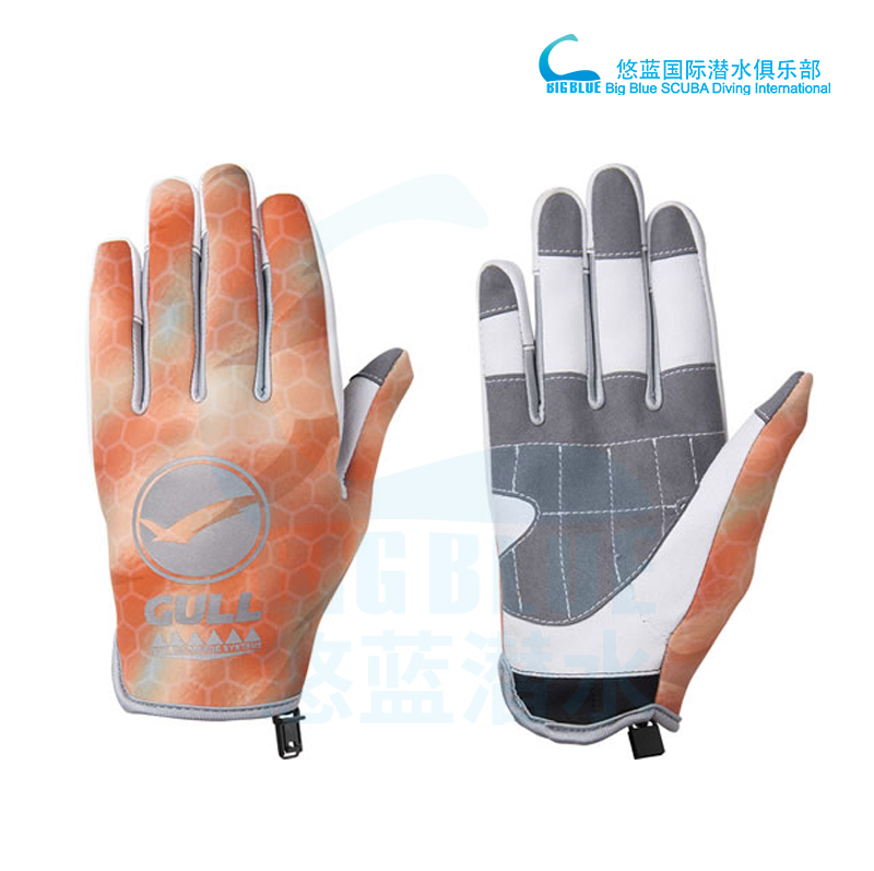 日本GULL SP GLOVESⅢ 专业薄款 潜水手套 女士2mm防刺防割 - 图3