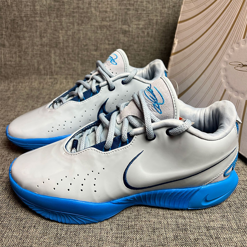 耐克Nike Lebron 21 EP 舒适防滑低帮篮球鞋男款蓝色 FQ4146-400 - 图3