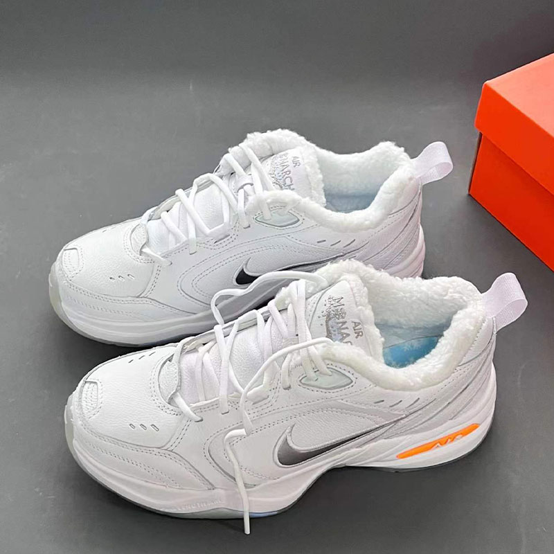 Nike Air Monarch 4  休闲低帮老爹鞋男女同款雪天 AV6676-100 - 图1