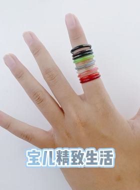 韩国饰品GRAIN de BEAUTE AZNAVOUR AZ正品 糖果色指环 戒指