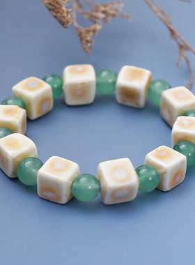 新款小清新景德镇陶瓷手串简约个性百搭中性风男女通用饰品