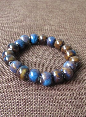 陶瓷佛珠手链男士款情