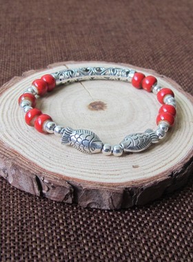 双鱼望月手工制作创意小首饰手链