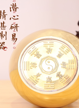 古玄空铜葫芦摆件客厅工艺乔迁