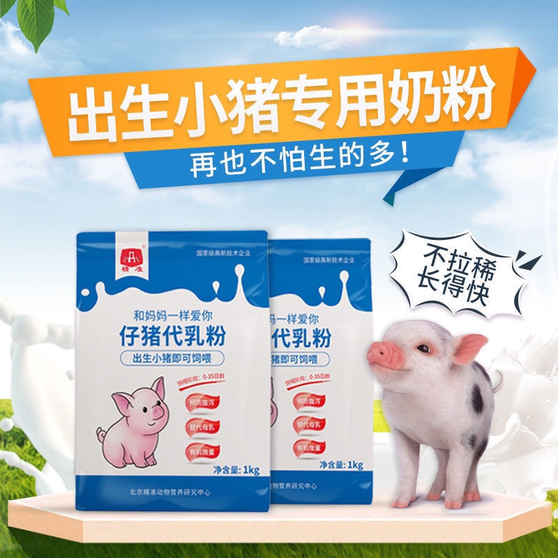 精准高档新生猪奶粉初生小猪奶粉猪用奶粉小仔乳猪奶粉兽用代乳粉 - 图1