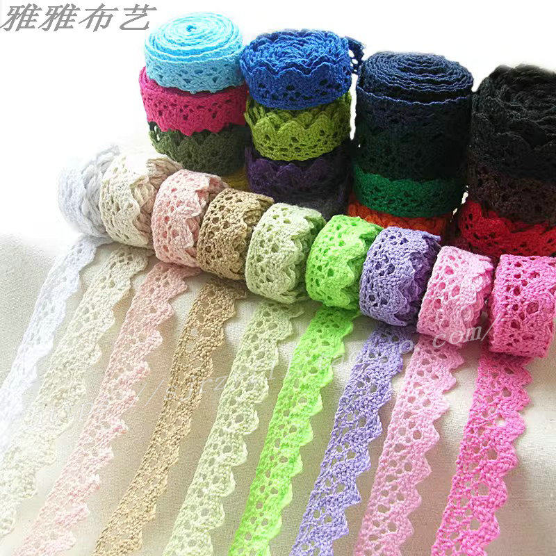 服装辅料diy手工布艺材料桌布窗帘花边彩色波浪棉线纯棉全棉花边,淘宝优惠券,粉丝福利购,淘宝优惠卷