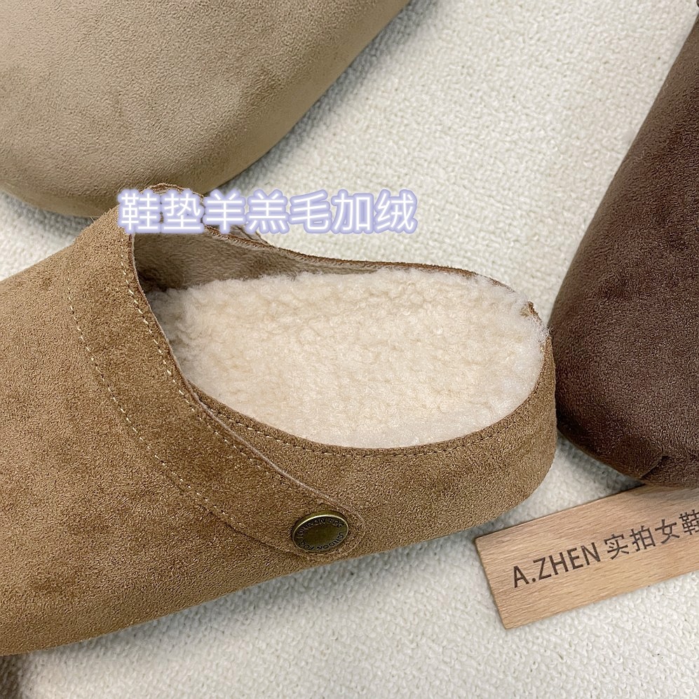 内增高勃肯鞋女两穿超火包头半拖鞋女新款小众圆头增高懒人上班,淘宝优惠券,粉丝福利购,淘宝优惠卷