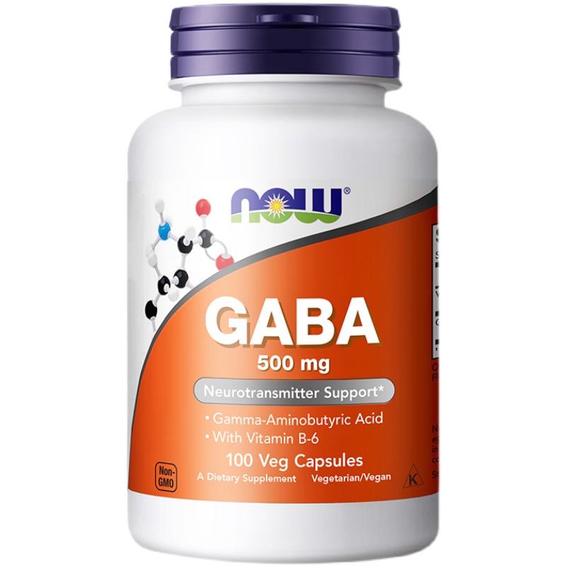 诺奥NOW Foods 伽马氨基丁酸GABA胶囊500mg100粒安眠助眠调节情绪 - 图3