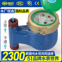 Ningbo Total factory card Home rotor 4 minutes DN15 -25LXSL-15 -25 -25LXSL-15 40E wet F liquid seal vertical water meter