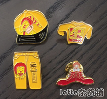 McDonalds badge McDonalds Golden Arch McDonalds Uncle Pins Chest Pin Badge Complete 4