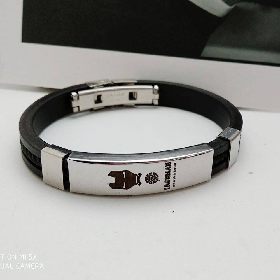 英雄联盟手链漫威美国队长英雄复仇者联盟蜘蛛侠毒液周边同款钛钢手链手镯动漫